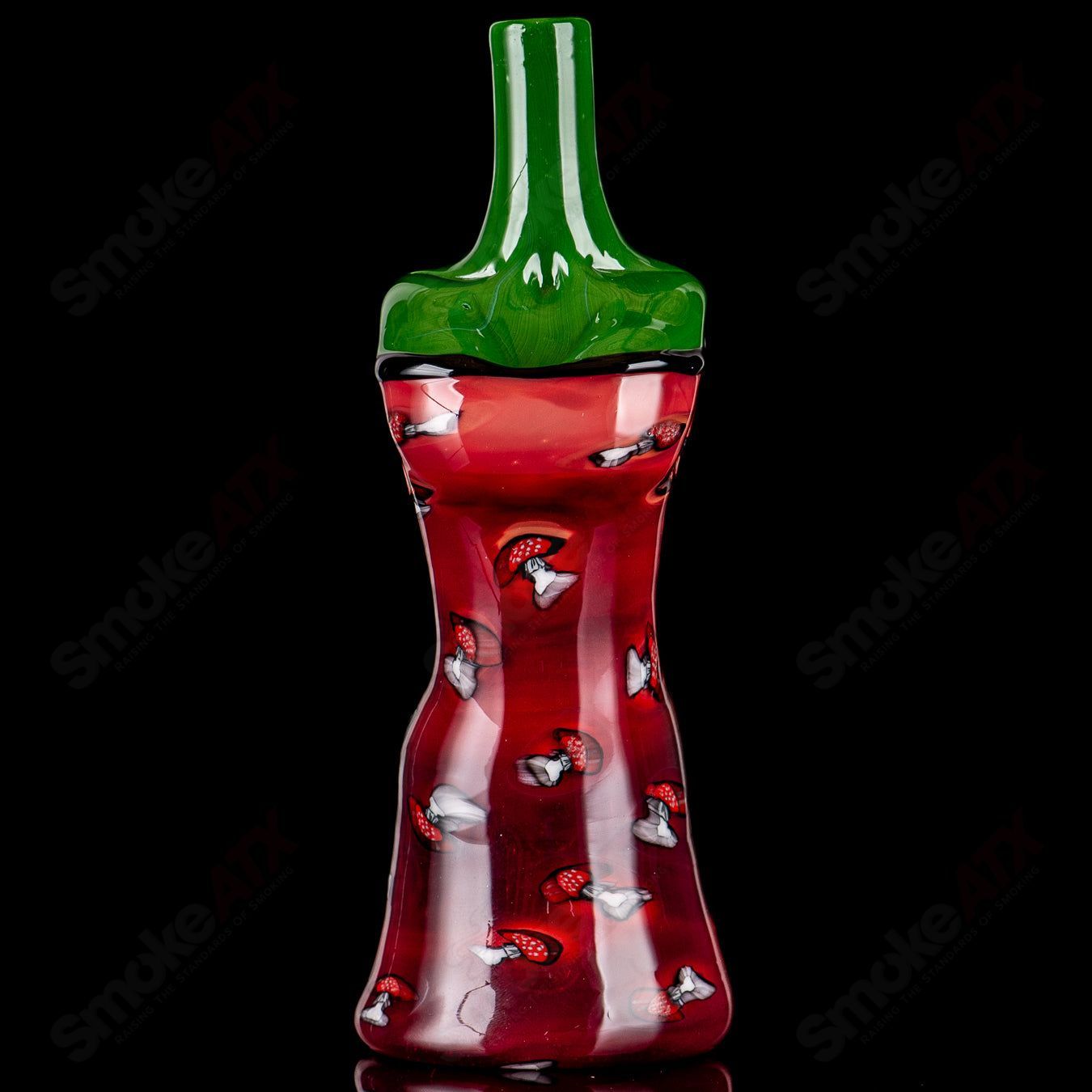 ZAM Mushroom Milli Lady Rig, a colorful glass concentrate rig with mushroom and lady-shaped design, used for dabbing and concentrates.