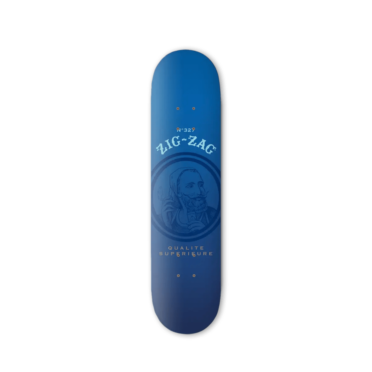 Zig - Zag Blue Ultra - Thin Design 8" Skateboard Deck - Smoke ATX