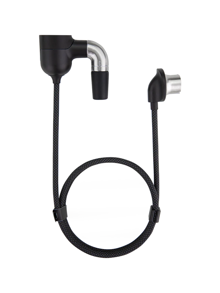 Puffco Peak Pro Link E-Rig accessory with glass attachment and electronic components for vaporizers.