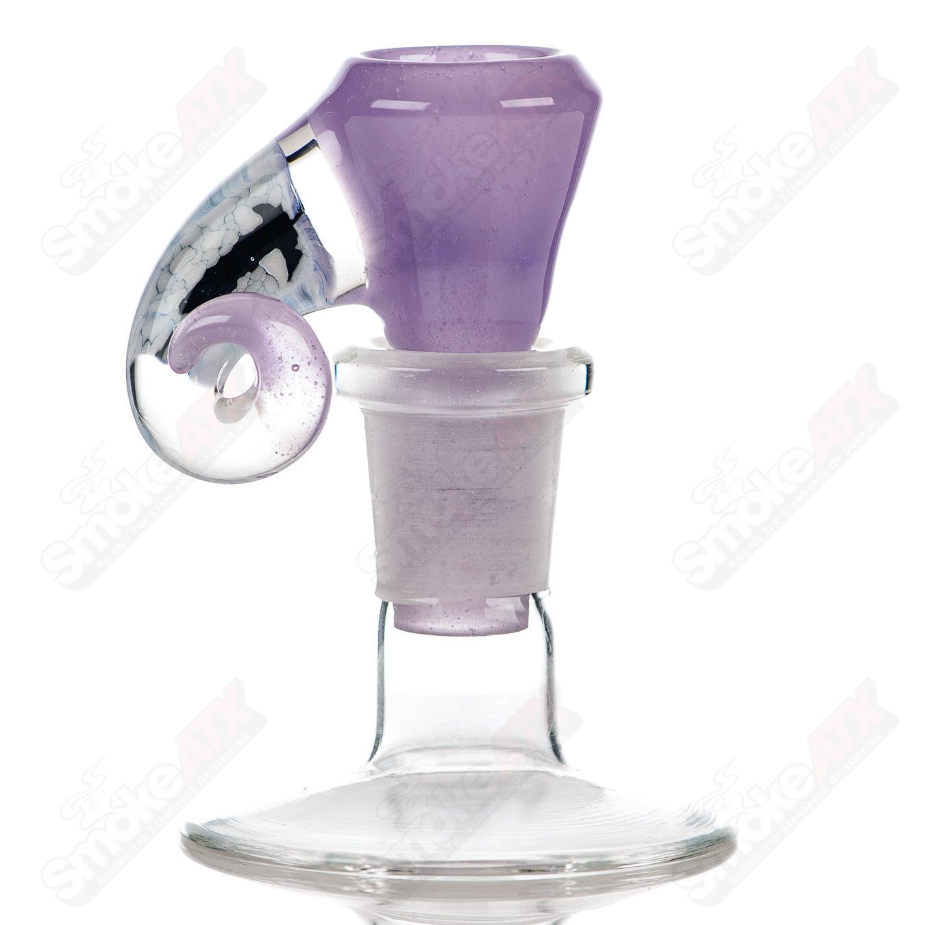 Black 14mm Slide LE by Terroir, part of the Crunklestein collection, designed for Heady Glass bowls.