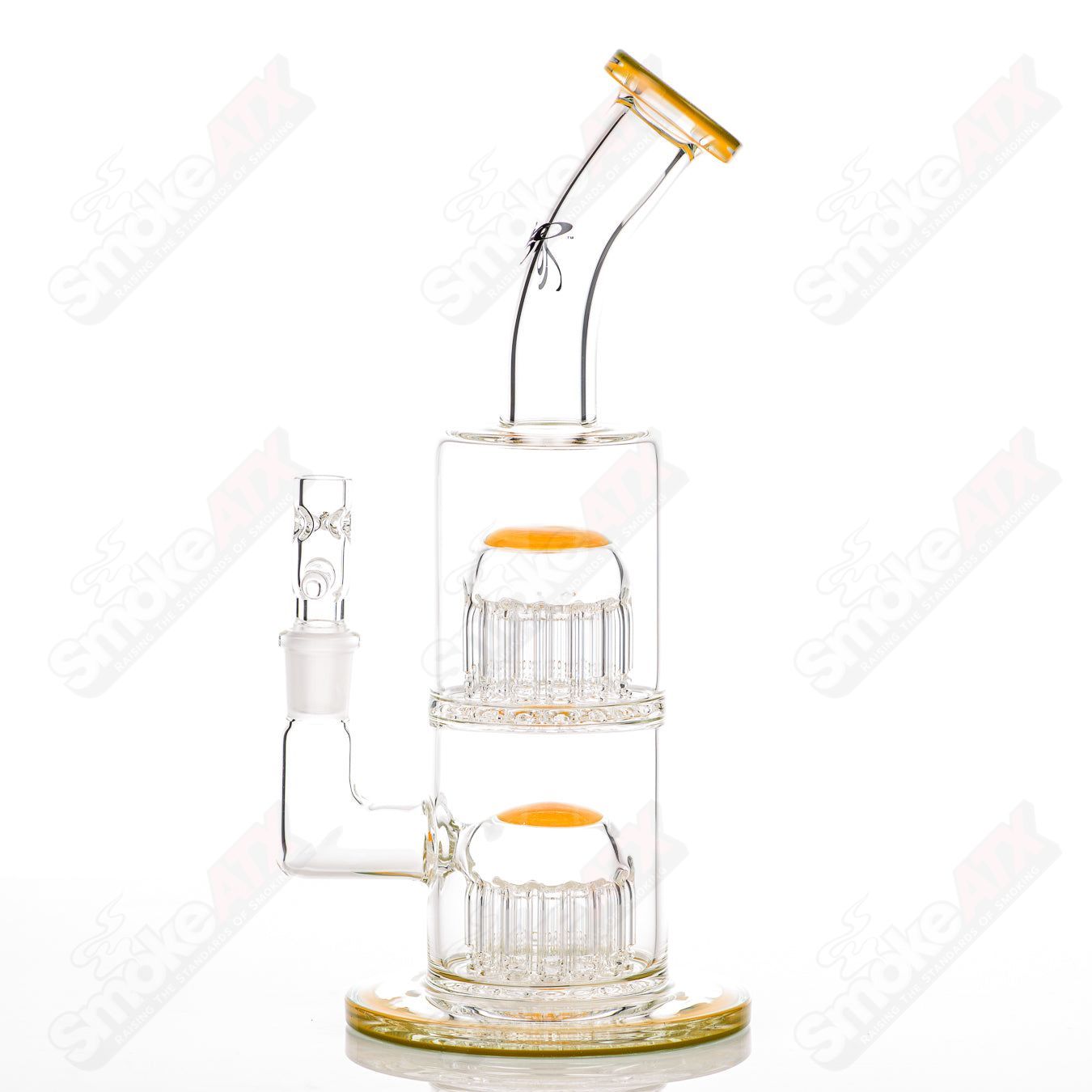 1 Double Micro 13/13 Arm Perc Toro Glass - Smoke ATX