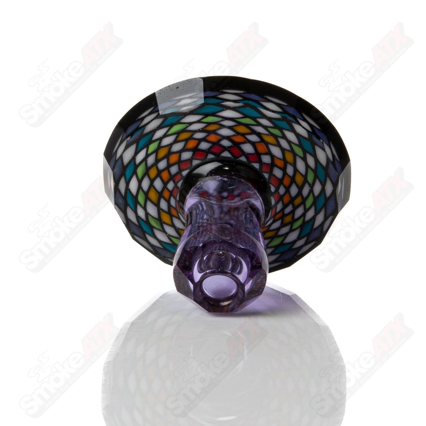 1 Purple Faceted Directional Cap Kevin Murray - Smoke ATX