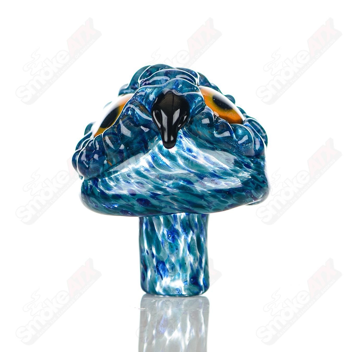 10 Spotted Owl Carb Cap Four Winds Flameworks - Smoke ATX