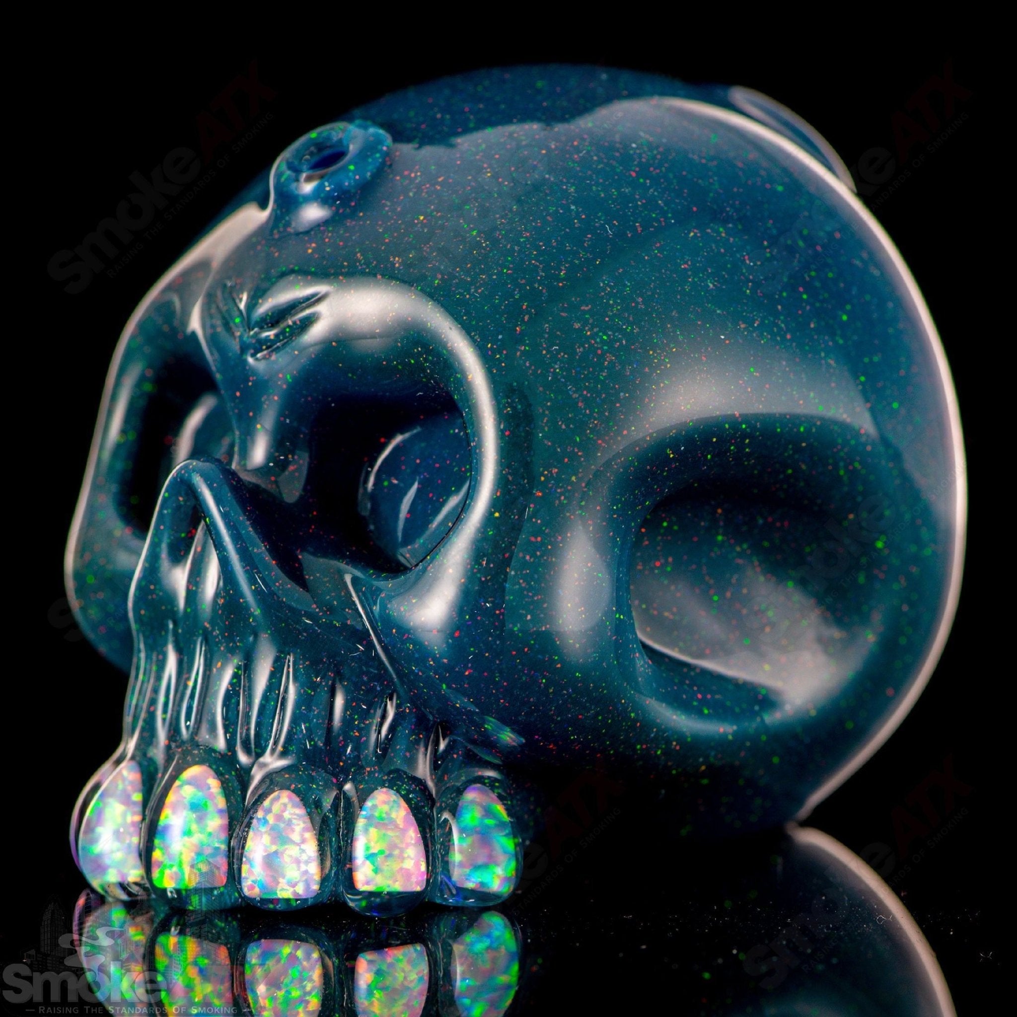 10mm Crushed Blue Skull Shredder Carsten Carlile - Smoke ATX