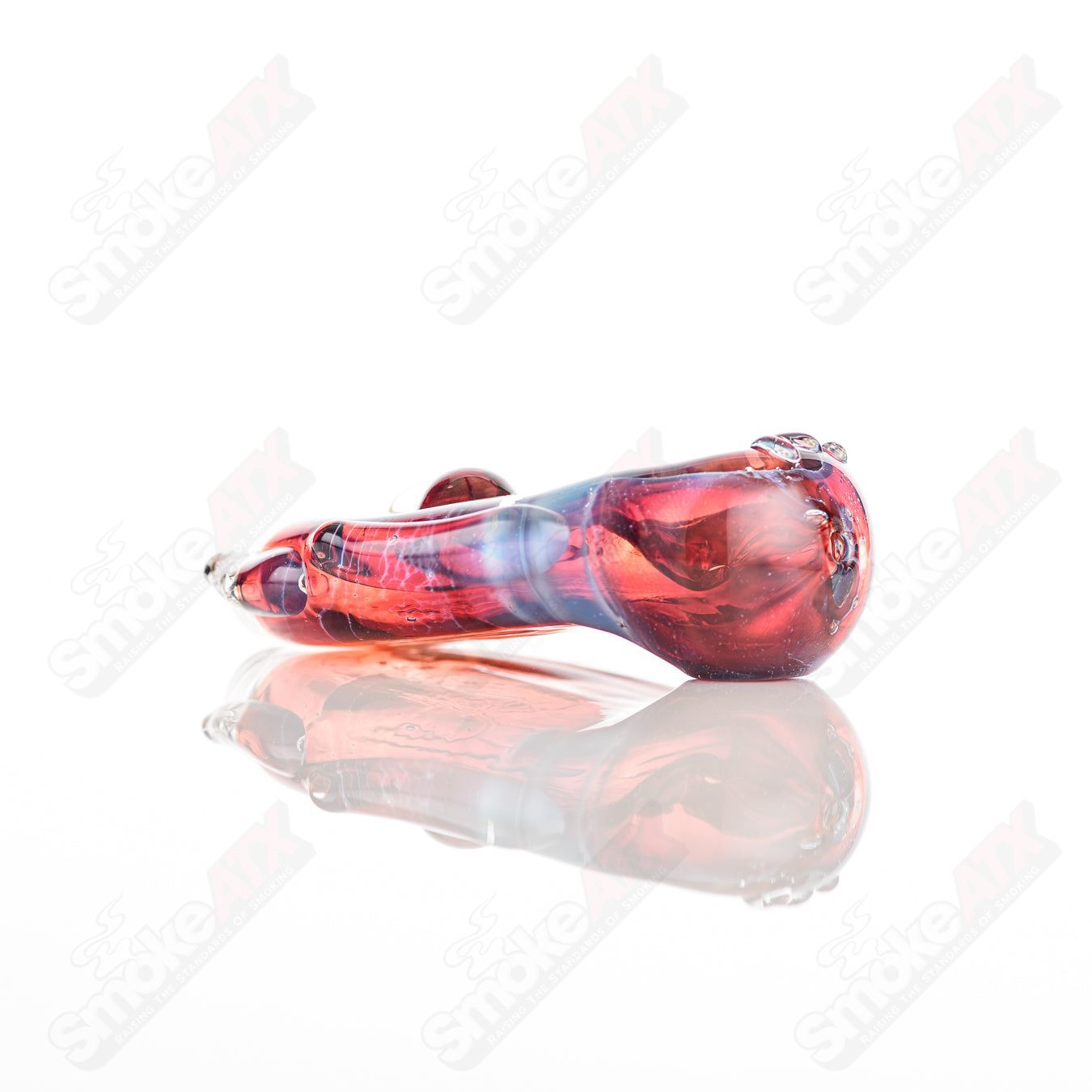 Glass Goddess Pipe by Nobody, clear glass pipe featuring a detailed goddess design, ideal for aromatic herbal use.