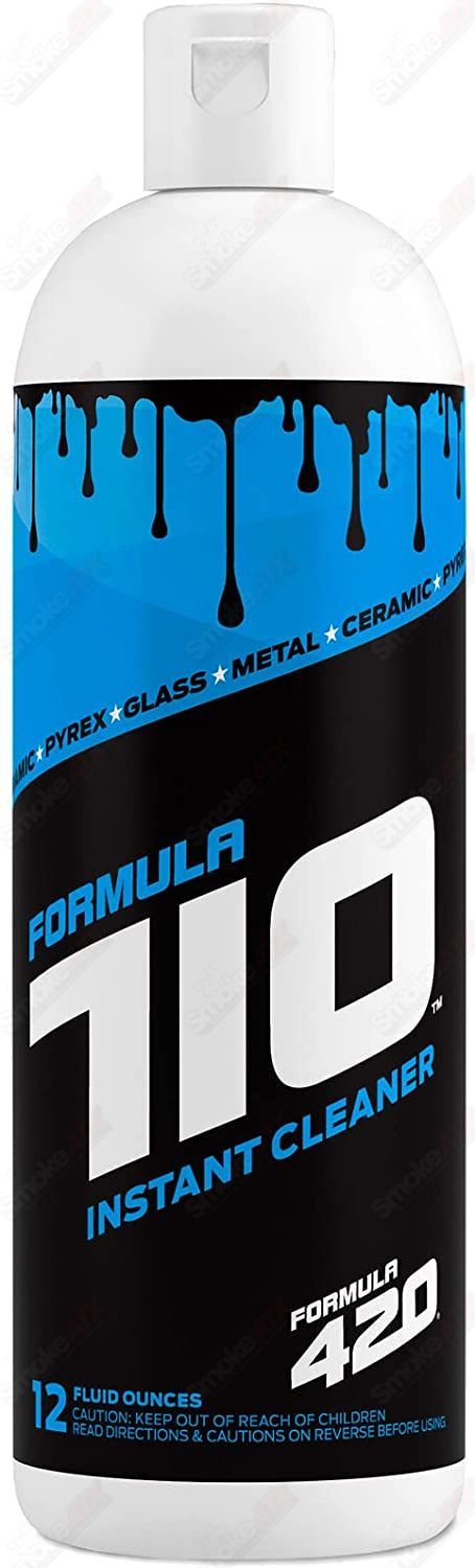 12oz Formula 710 Instant Cleaner by Formula 420, a glass cleaner in a clear spray bottle with a white label.