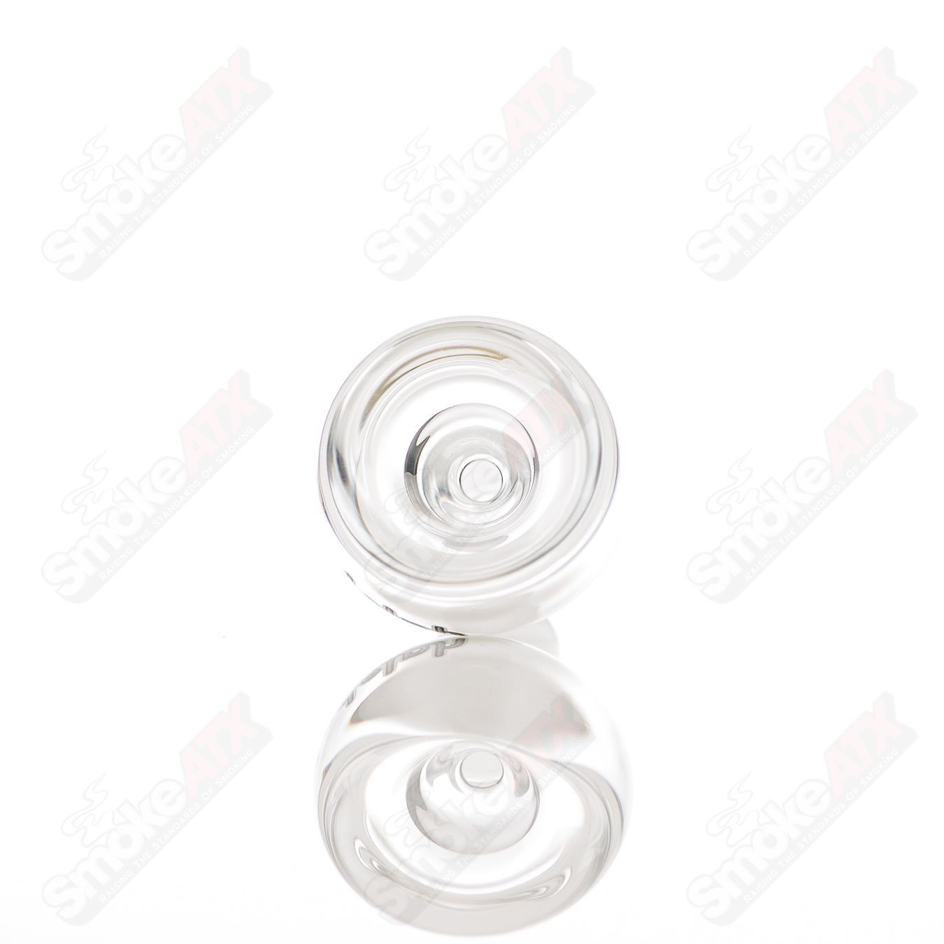 Illadelph 14/20 grey glass single hole slide bowl for smoking, featuring a sleek design and durable construction.