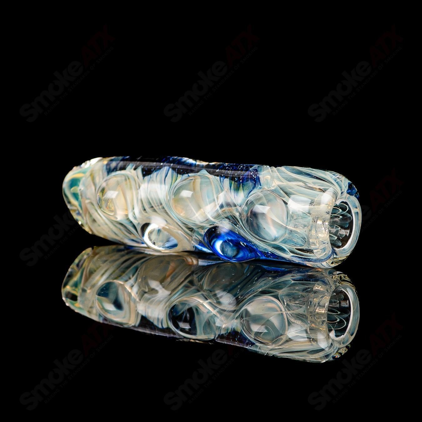 Texas Hot Glass #15 Taster Chillum glass with clear design, compact and cylindrical for easy handling and enjoyable smoking experience.