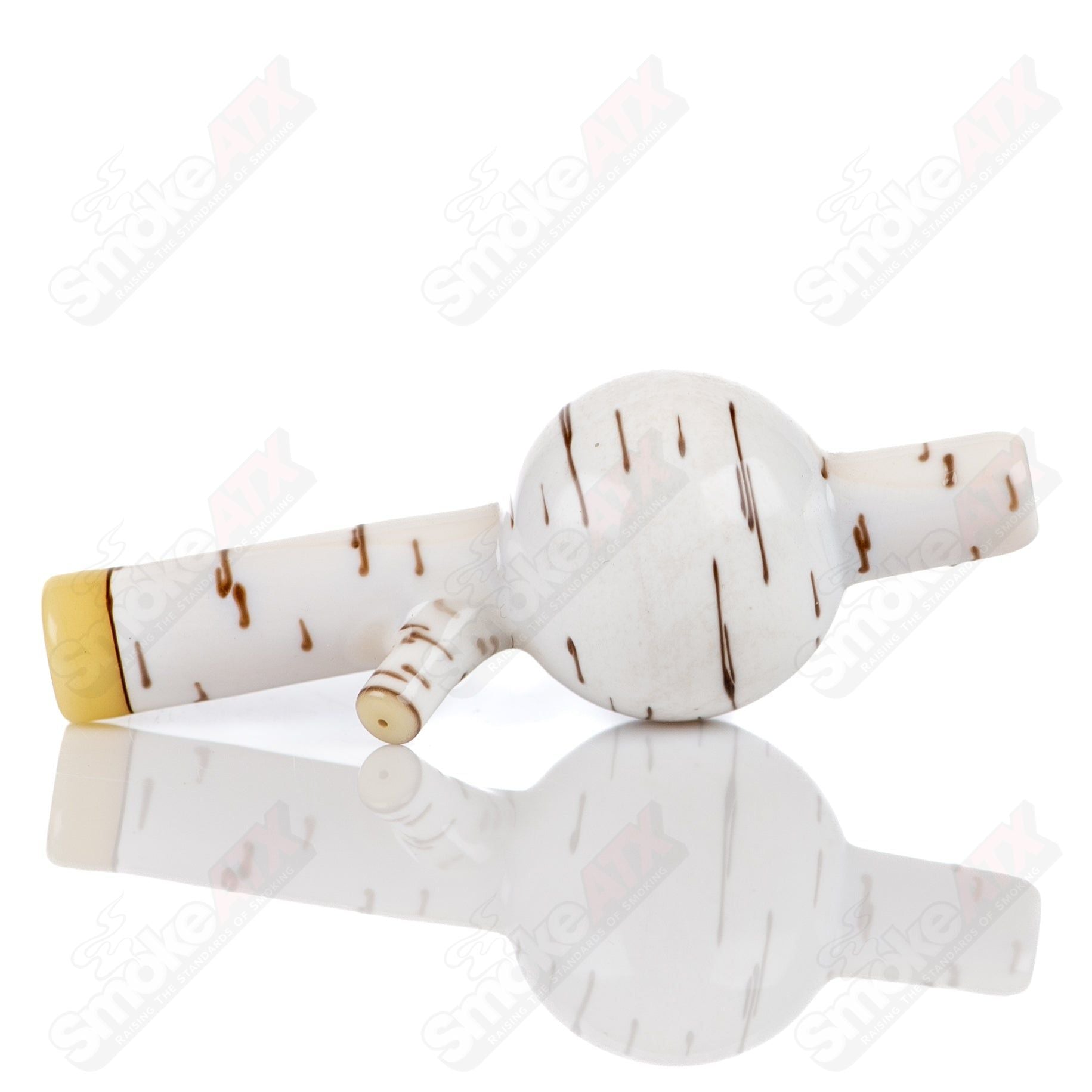 Foster Glass Heady Glass #2 Birch Carb Cap for concentrate dab rigs, featuring a sleek design and durable glass construction.