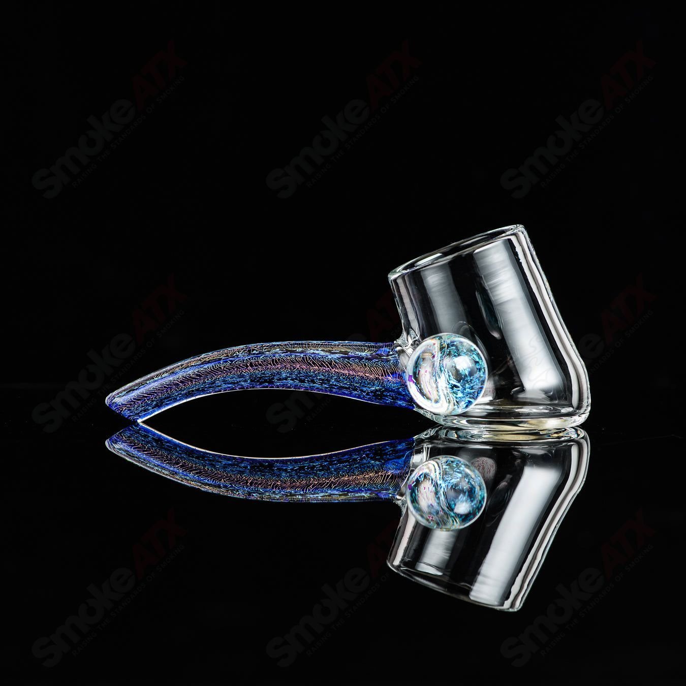 Glass Dichro Proxy Attachment by Justin Freeman featuring vibrant, colorful dichroic glass details for jewelry or craft projects.