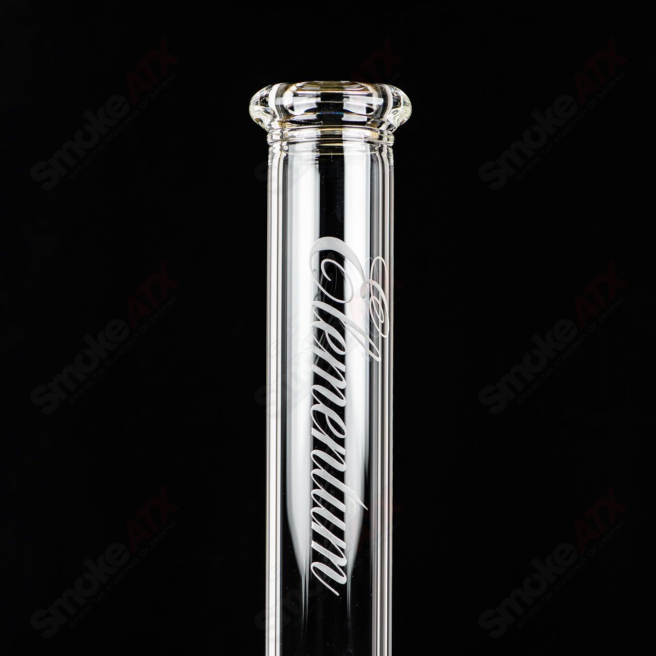 2 Elementum Membrane Tube with Color Dots Avant - Garde Glass - Smoke ATX