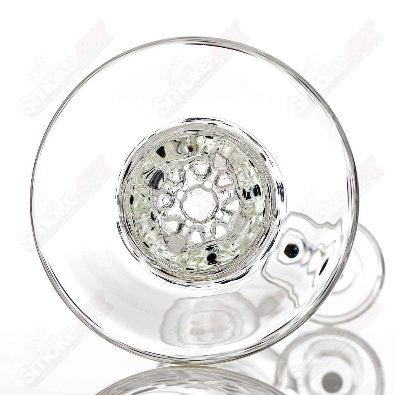 2 Elementum Membrane Tube with Color Dots Avant - Garde Glass - Smoke ATX