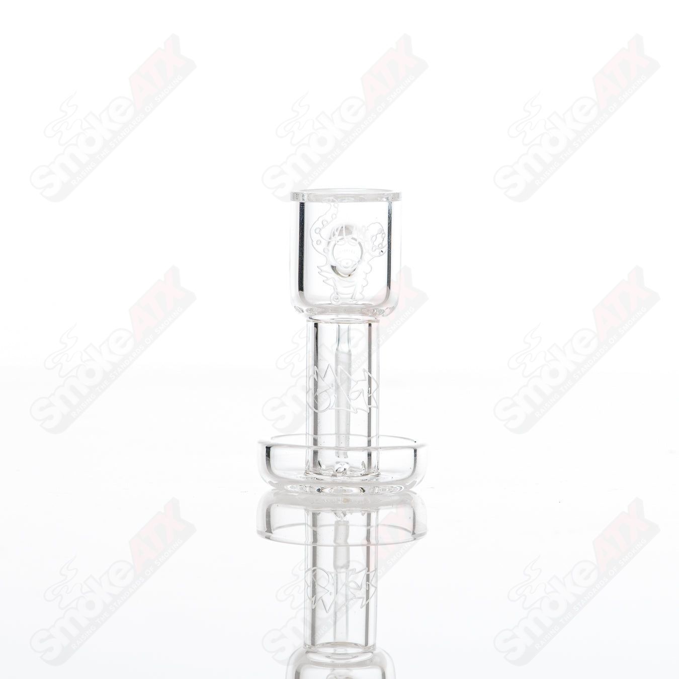 20mm 10/90 Quartz XL Slurper Toro glass accessory by Salt Glass, with detailed glasswork and vibrant design.