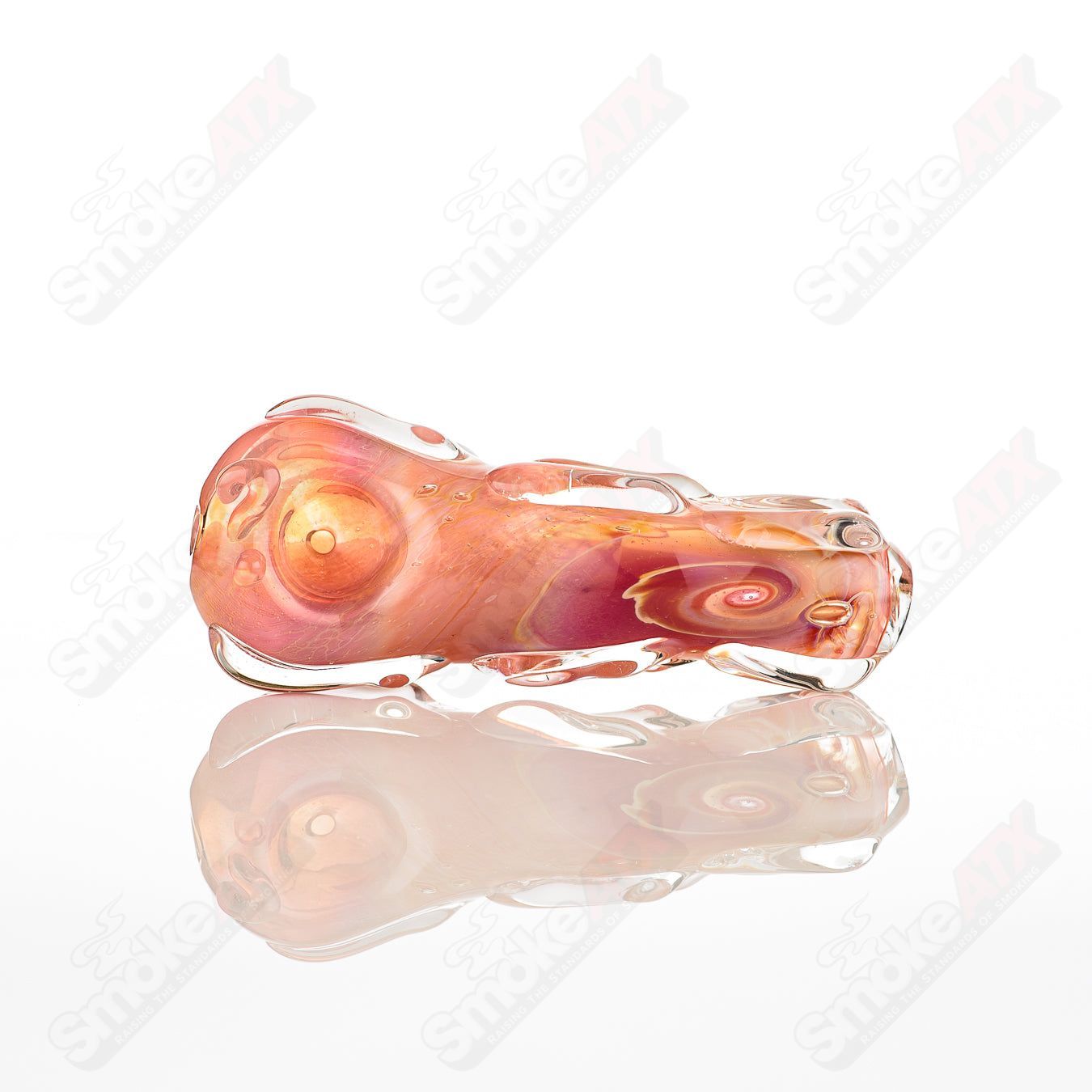 Glass pipe called the #30 Spoon Glass by Nobody, featuring a clear glass design with a rounded bowl and smooth mouthpiece.