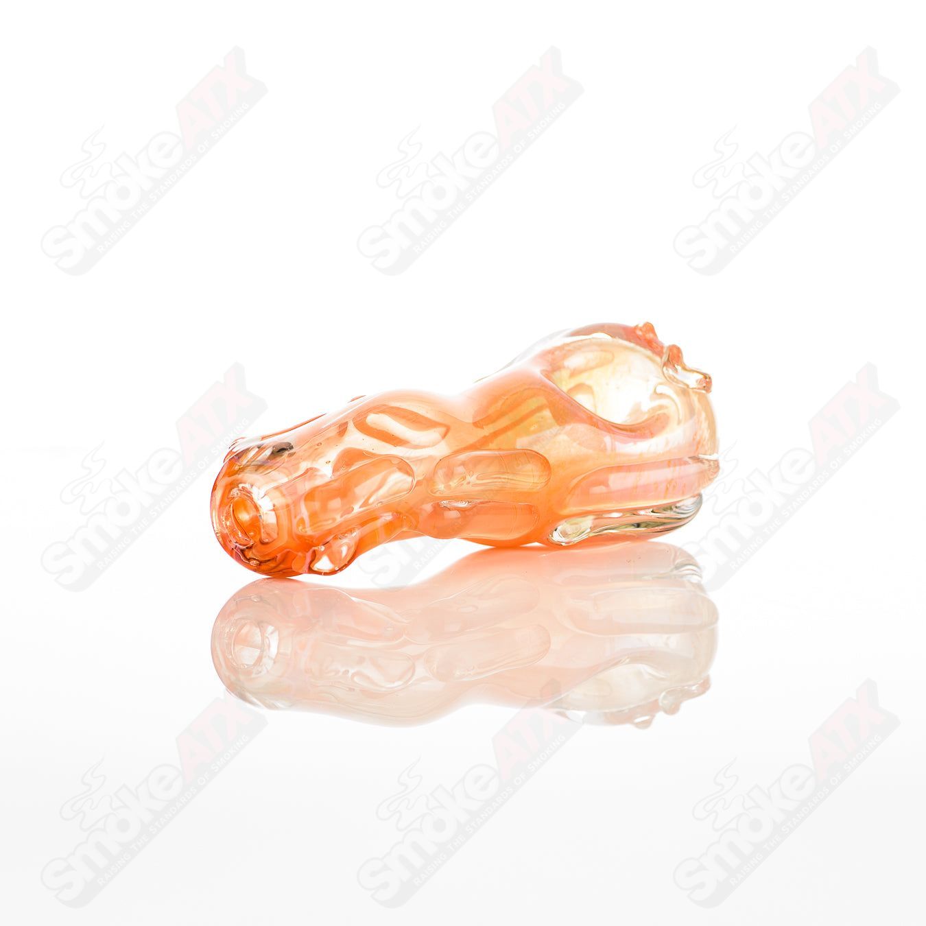 Glass pipe called Spoon Glass by Nobody, featuring a clear glass design with a rounded bowl and smooth mouthpiece.