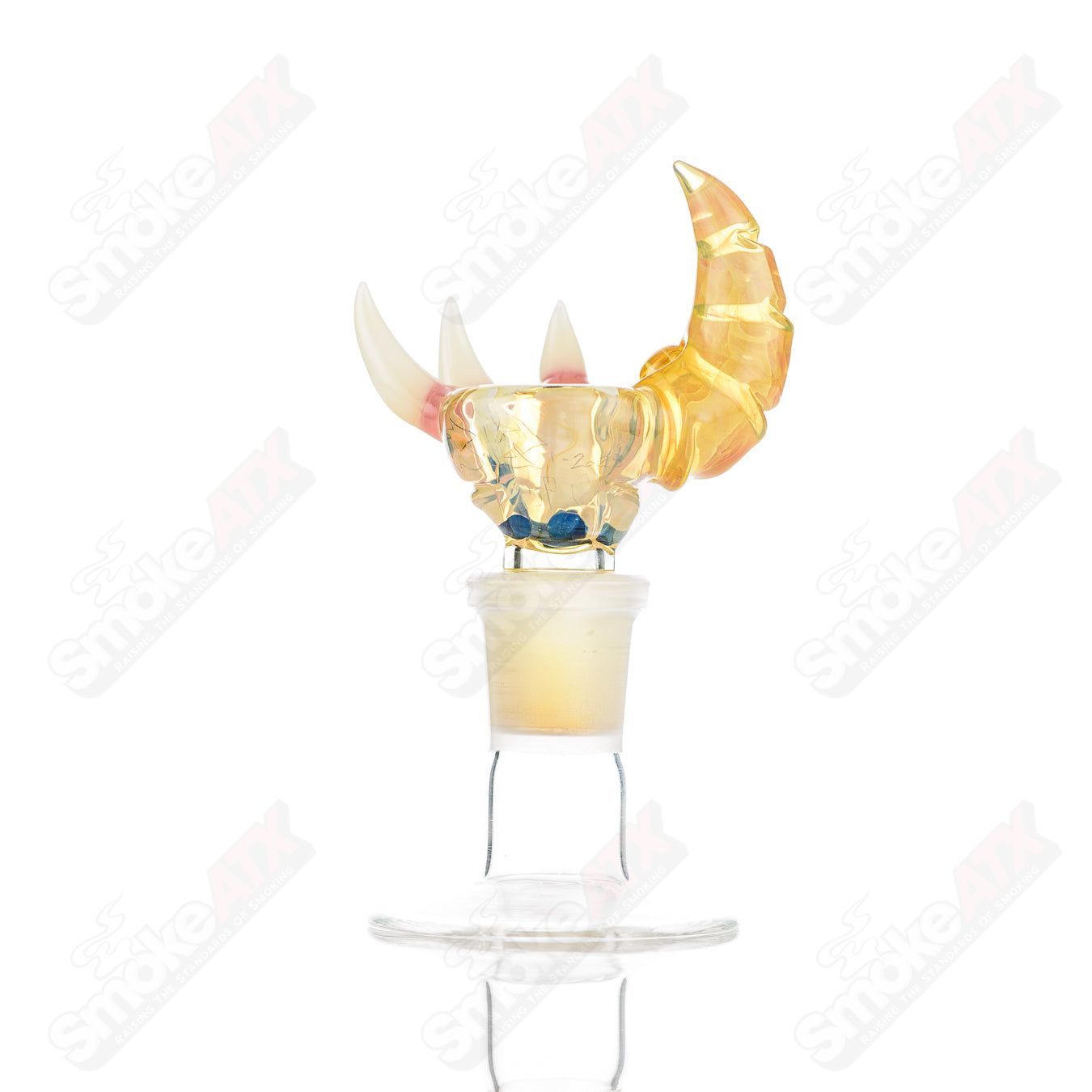 Salt Glass 19mm 3-hole slide for SPG x SALT heady glass bowls, featuring a durable design and precise fit.