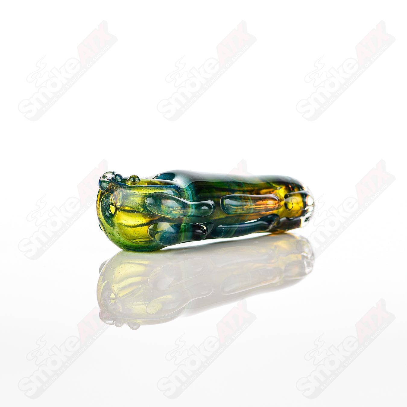 Glass pipe called the #48 Spoon Glass by Nobody, featuring a smooth glass design with a rounded bowl and clear finish.