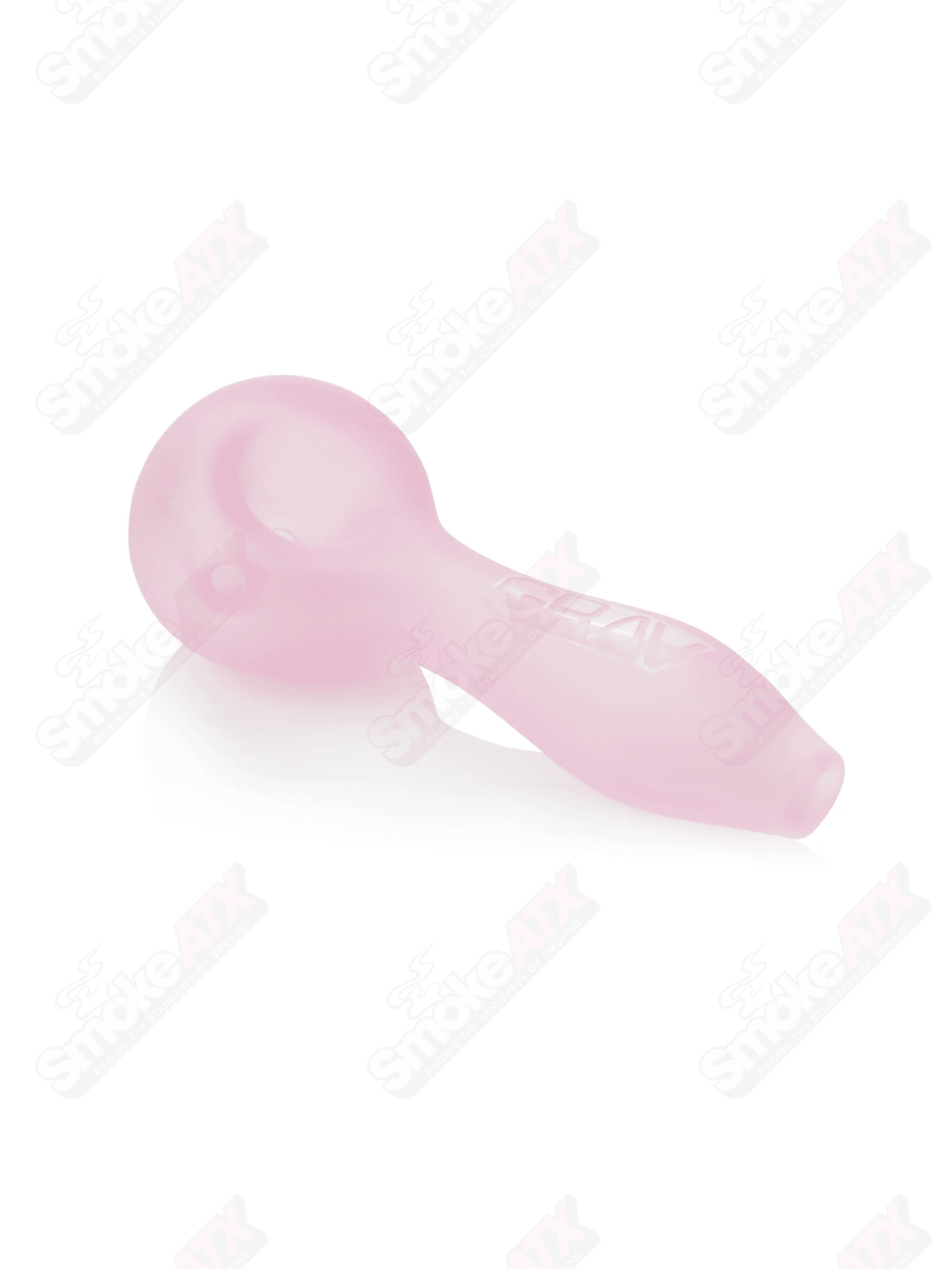 4in Pink Sandblasted Spoon GRAV Labs - Smoke ATX