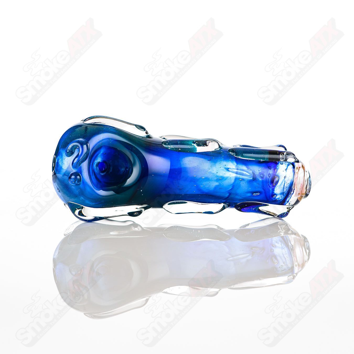 Glass pipe called #5 Spoon Glass by Nobody, featuring a clear glass design with a rounded bowl and smooth mouthpiece.