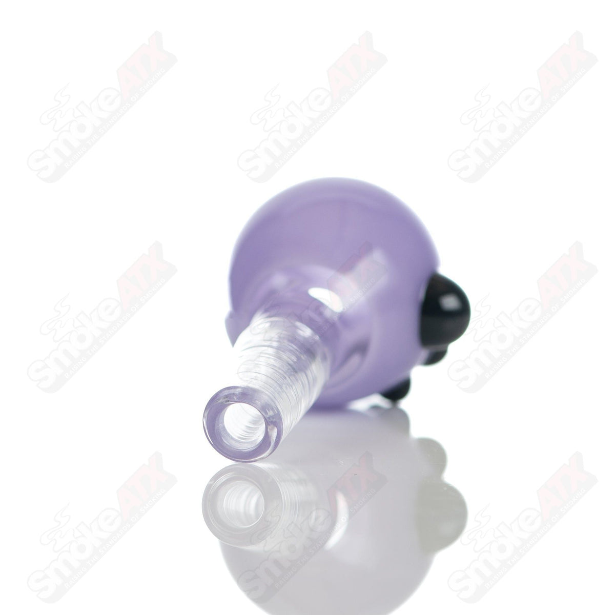 Colorful 10mm Dustorm Glass push slide bowl for smoking, featuring vibrant full color design and high-quality glass construction.