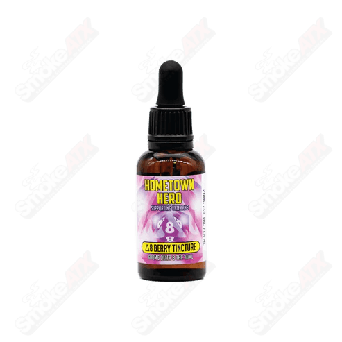 600mg Berry Delta - 8 THC Tincture Hometown Hero - Smoke ATX