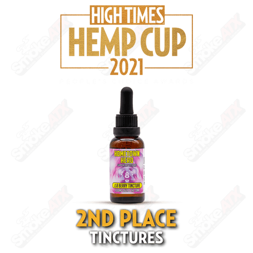 600mg Berry Delta - 8 THC Tincture Hometown Hero - Smoke ATX