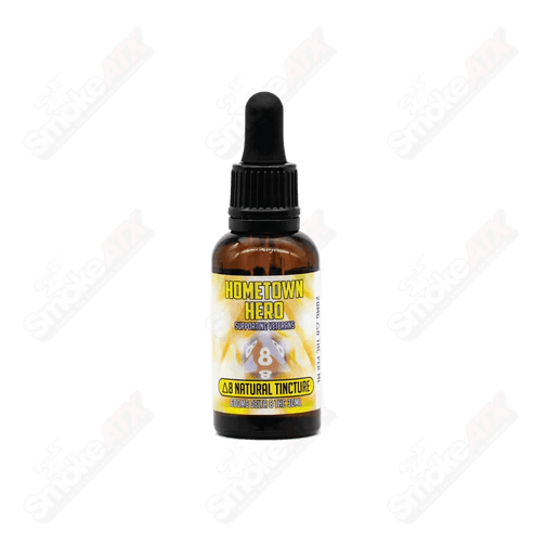 600mg Natural Delta - 8 THC Tincture Hometown Hero - Smoke ATX