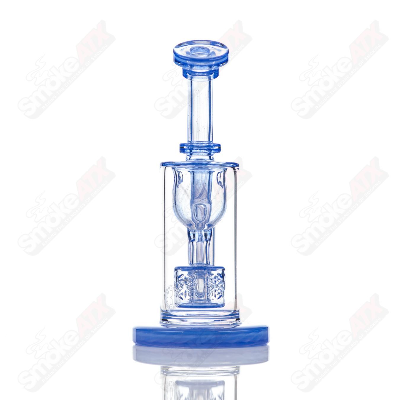 8in 14mm Taurus Incycler Fat Boy Glass Mystique - Smoke ATX