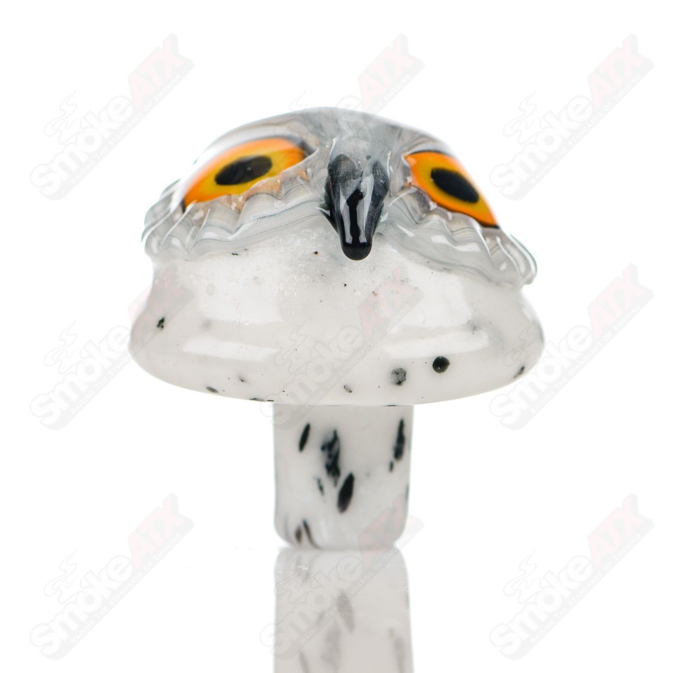 9 Spotted Owl Carb Cap Four Winds Flameworks - Smoke ATX
