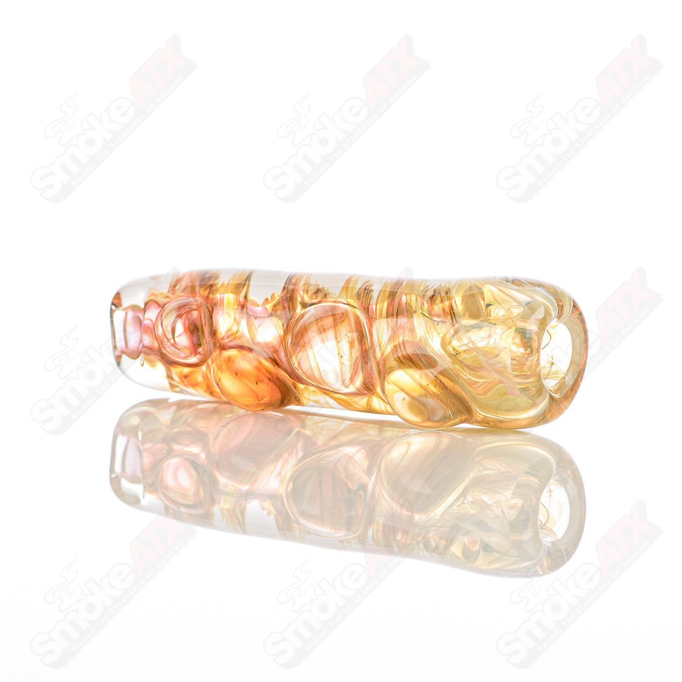 Texas Hot Glass 9 Taster Texas Hot Chillum glass pipe with colorful design and smooth finish, ideal for enjoying flavorful hits.