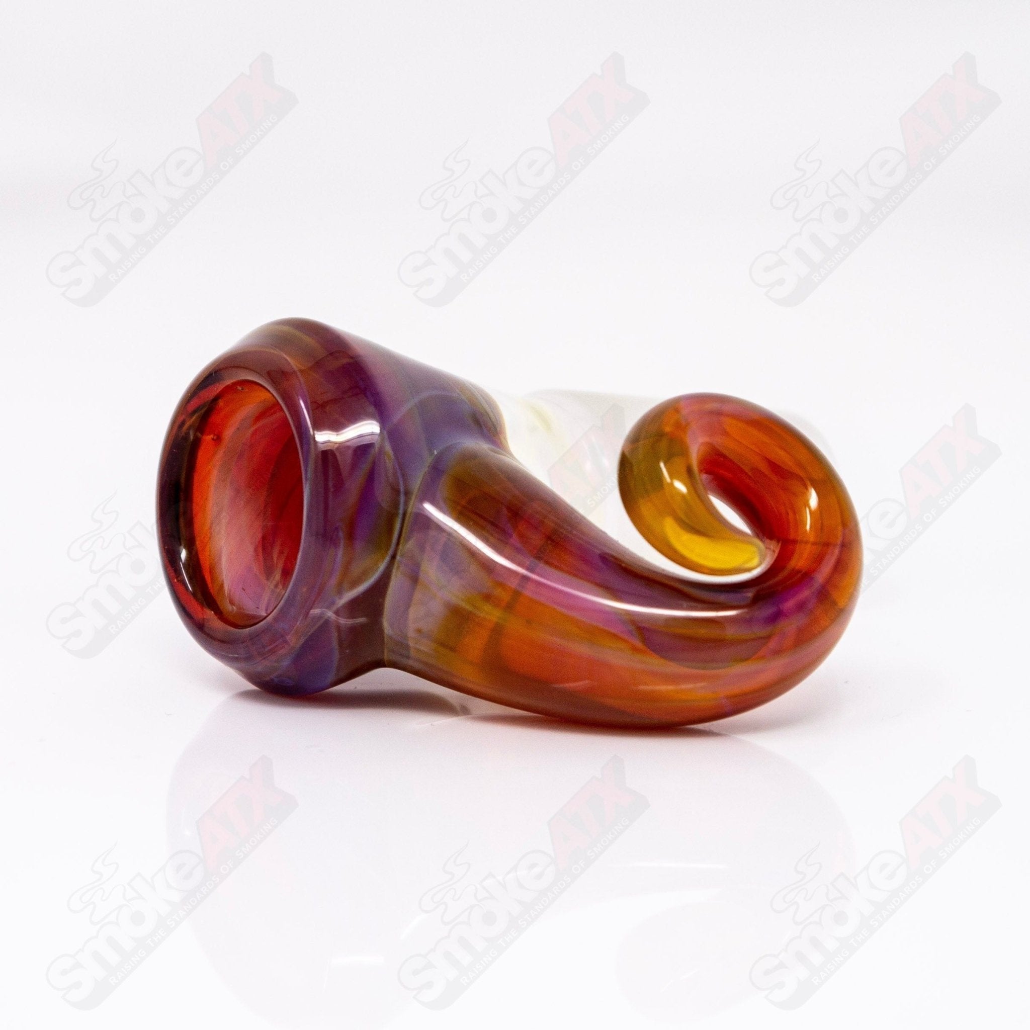Amber Purple 18mm Full Accent Slide Black T Glass 3 - Smoke ATX
