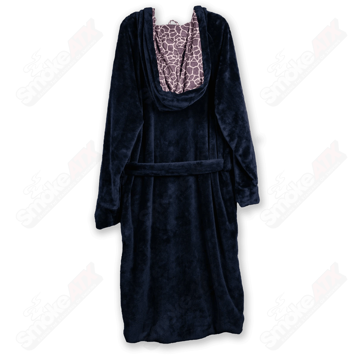 Black Robe W/ Giraffe Print Matt Robertson Glass Black Small - Smoke ATX