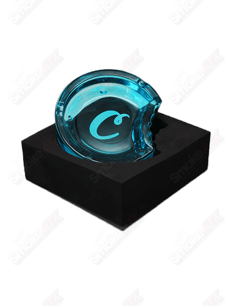 Blue C Bite Cookies ashtray, 420 products ash tray featuring a colorful blue design with cookie branding and a durable ceramic finish.