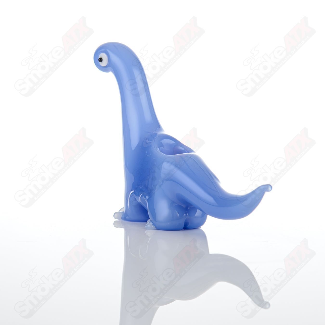 Blue Dino Pipe Nicko Glass - Smoke ATX