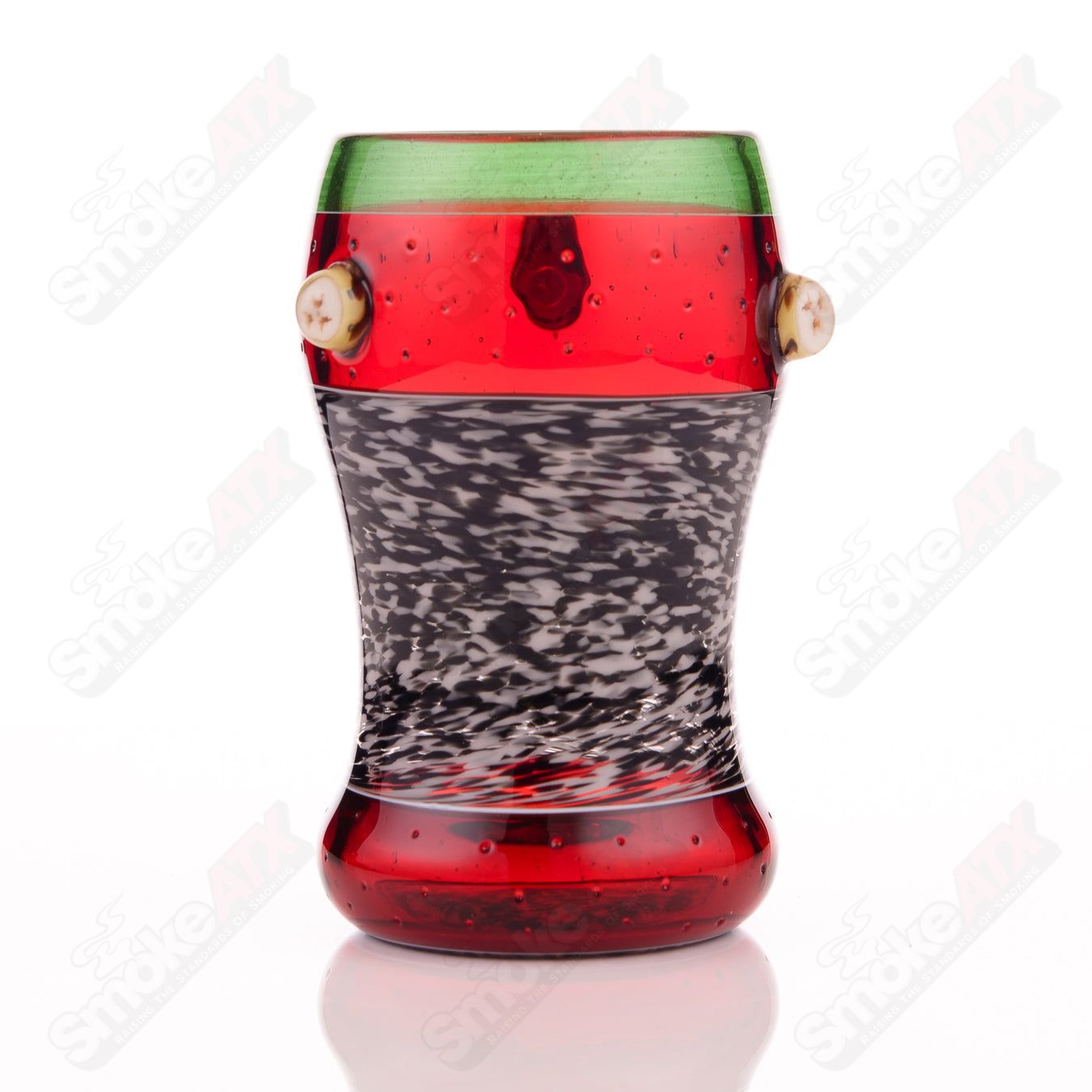 Heady glass cup featuring the Composition Notebook Series Pilsner Boots x Ben Belgrade design by Drinking Vessels.