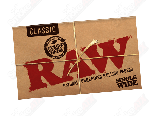 RAW Double Feed Single Wide Classic Rolling Papers for smooth, wide rolling experience from 420 Products.