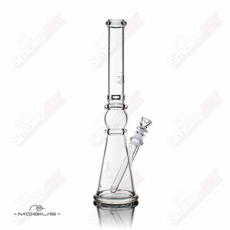 Glass beaker from Mobius GRB 16 Matrix Mobius series, clear with measurement markings, used for laboratory or scientific purposes.