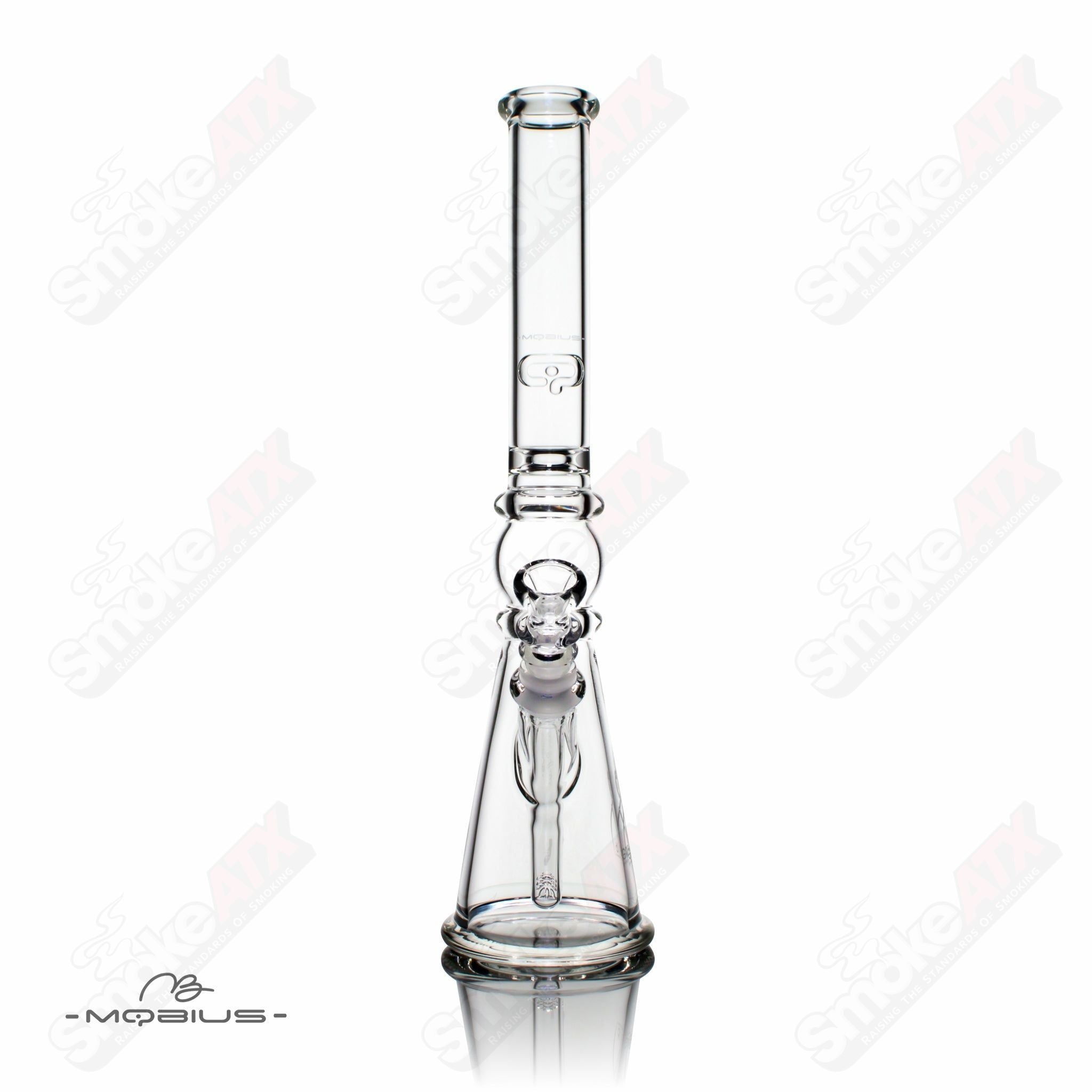 Mobius GRB 16 Matrix glass beaker with clear, sturdy construction and measurement markings, designed for laboratory use.