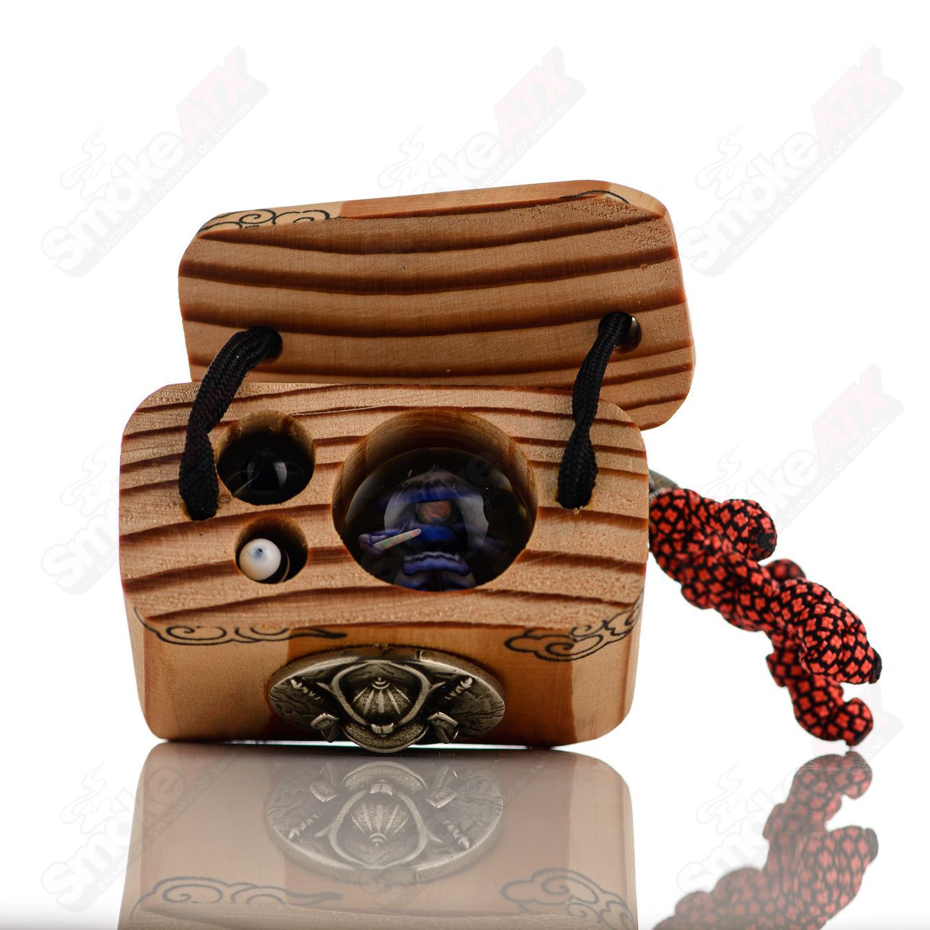 Kobuki Glass Samurai Slurper Set Blue - Smoke ATX