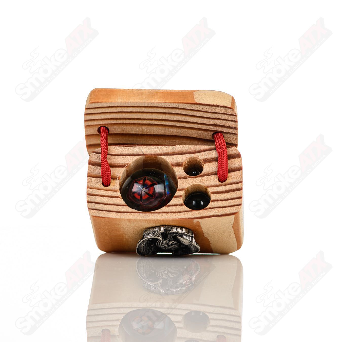 Kobuki Glass Samurai Slurper Set Red - Smoke ATX