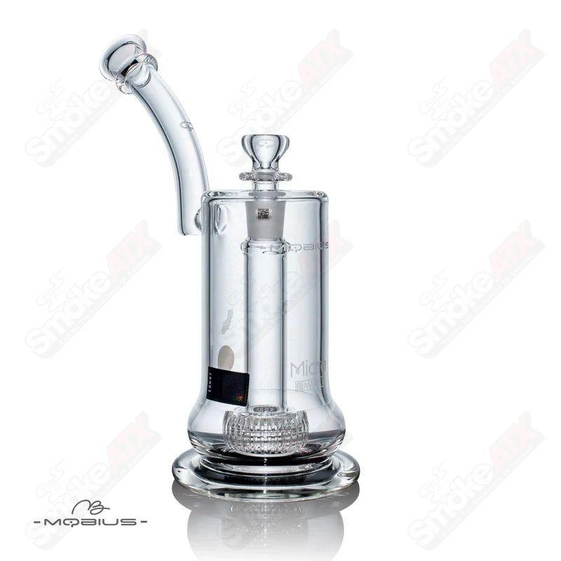 Glass waterpipe Micro Matrix V3 Mobius with intricate glass design and sturdy build, ideal for smooth, flavorful smoking sessions.