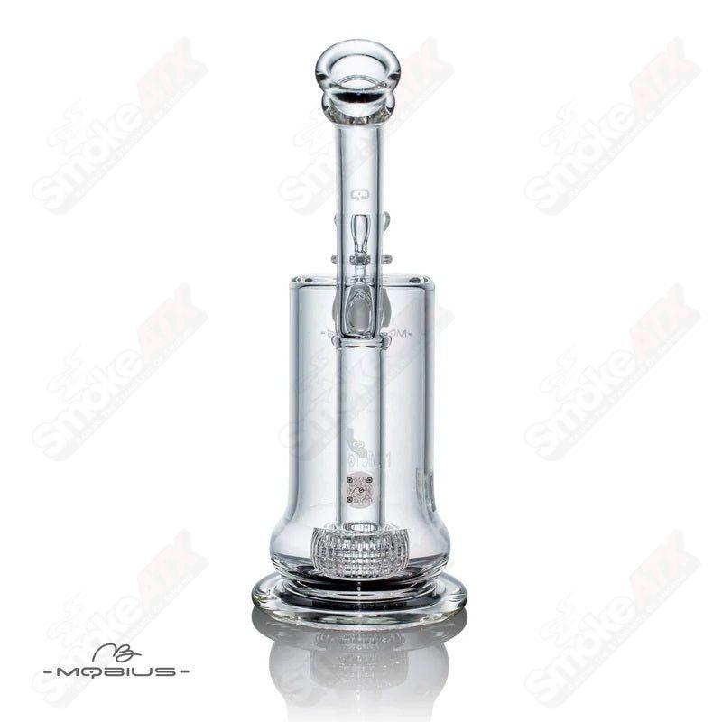 Glass Waterpipe Micro Matrix V3 Mobius with intricate design and clear glass body for smooth smoking experience