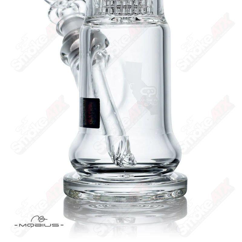 Mobius Nano Matrix V2 waterpipe glass waterpipe with intricate design and clear glass construction.