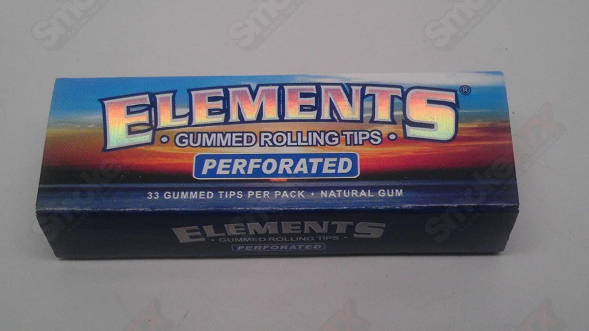 Perforated Gummed Tips Elements for rolling, 420 paper rolling tips, natural material, designed for smooth, easy roll-ups.