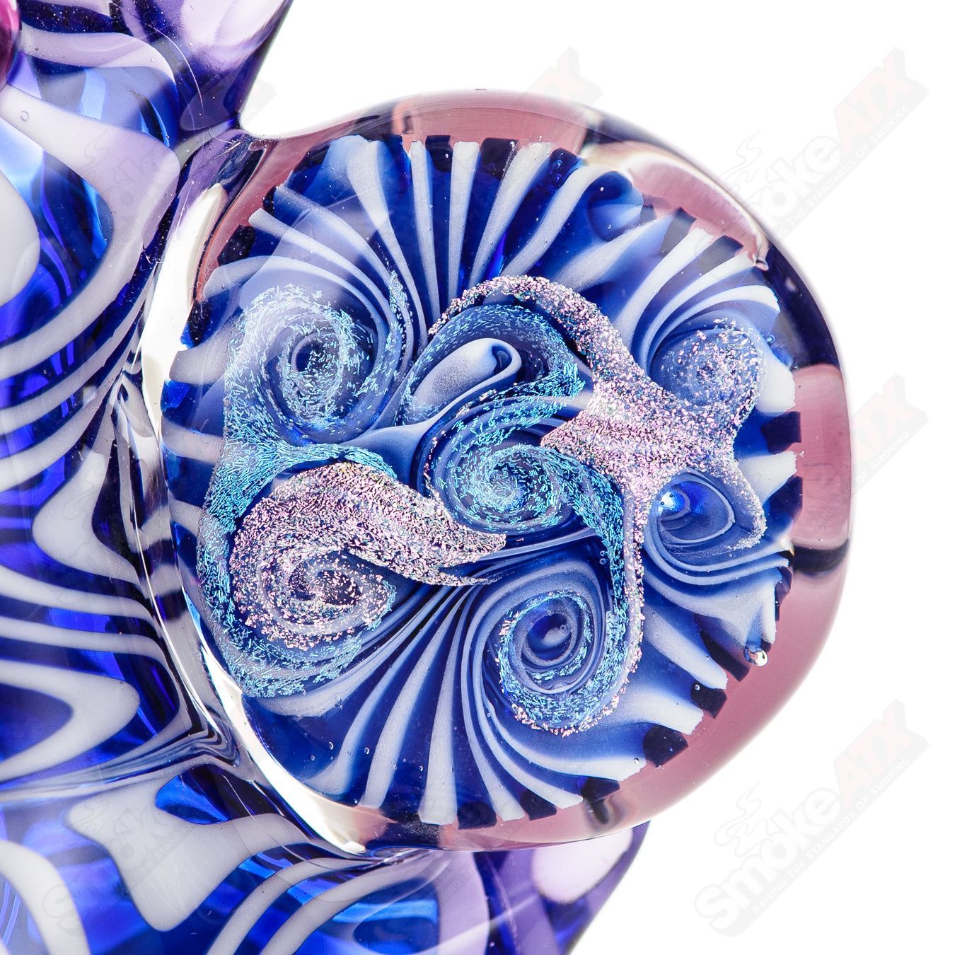 Saltacc Brackish RipCurl heady glass concentrate rig by Galactic Glass x Salt, featuring intricate design and vibrant colors.
