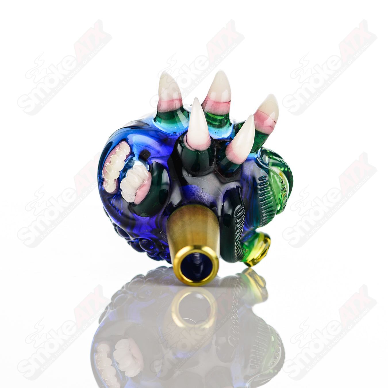 Salted Universe Slide by SALT & JOLEX, a heady glass bowl with galaxy-inspired design for smoking accessories.