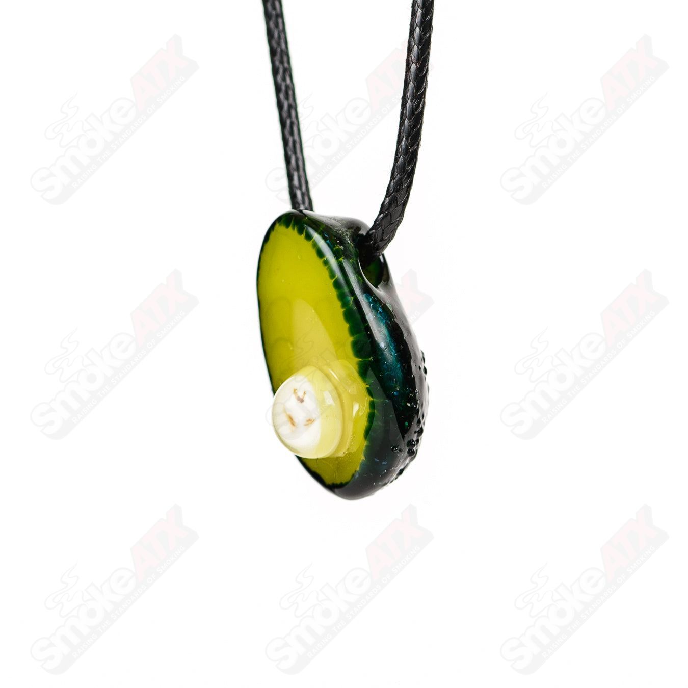 Glass by Boots Special Avocado Mini Pendant in clear glass, featuring a miniature avocado design, perfect for stylish jewelry.