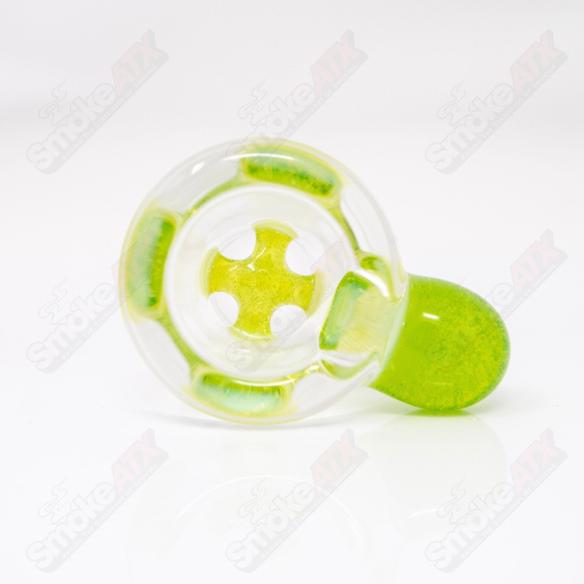 Sunset Slyme CFL Black T Glass 18mm Partial Accent Slide 9 - Smoke ATX