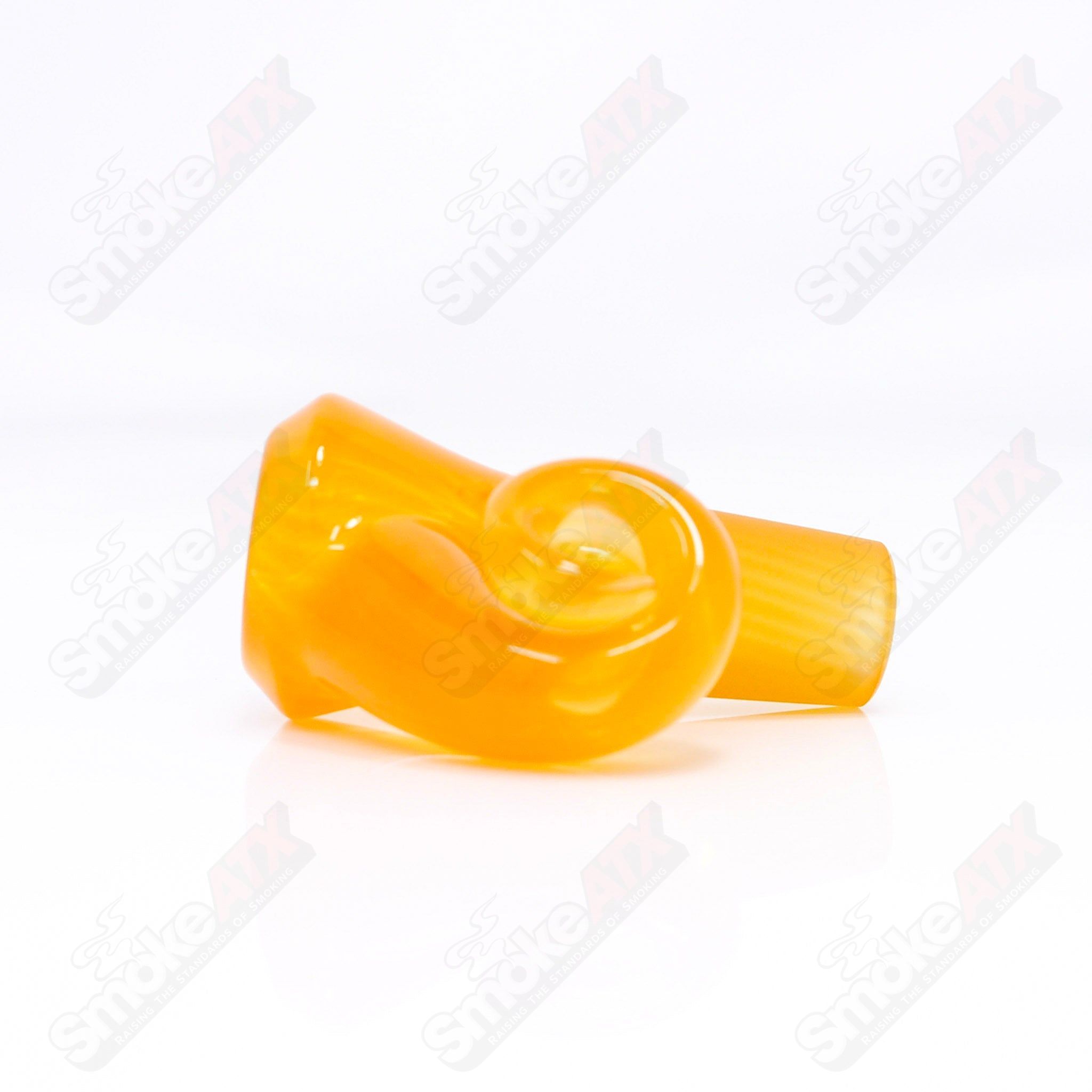 Tangie Black T Glass 18mm Fully Worked Slide - Smoke ATX