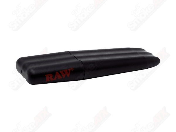 RAW Three Tree Case for 420 storage, featuring a durable, raw-colored container with three tree logo design.